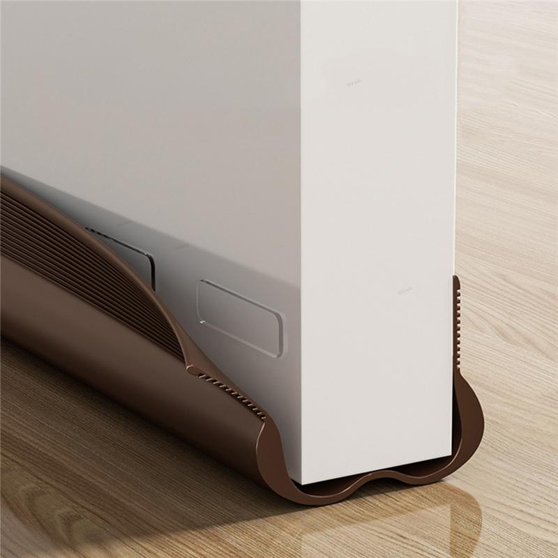 PVC Adjustable Door Bottom Seal Strip Weather Strip Under Door Draft Stopper Thicker Anti-Cold Gap Blocker Sealing Weather Strip