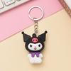 Kawaii  Kuromi Creative Toy Keychain Charm My Melody Cinnamoroll 5CM Couple bag ornament packaging decoration Gift