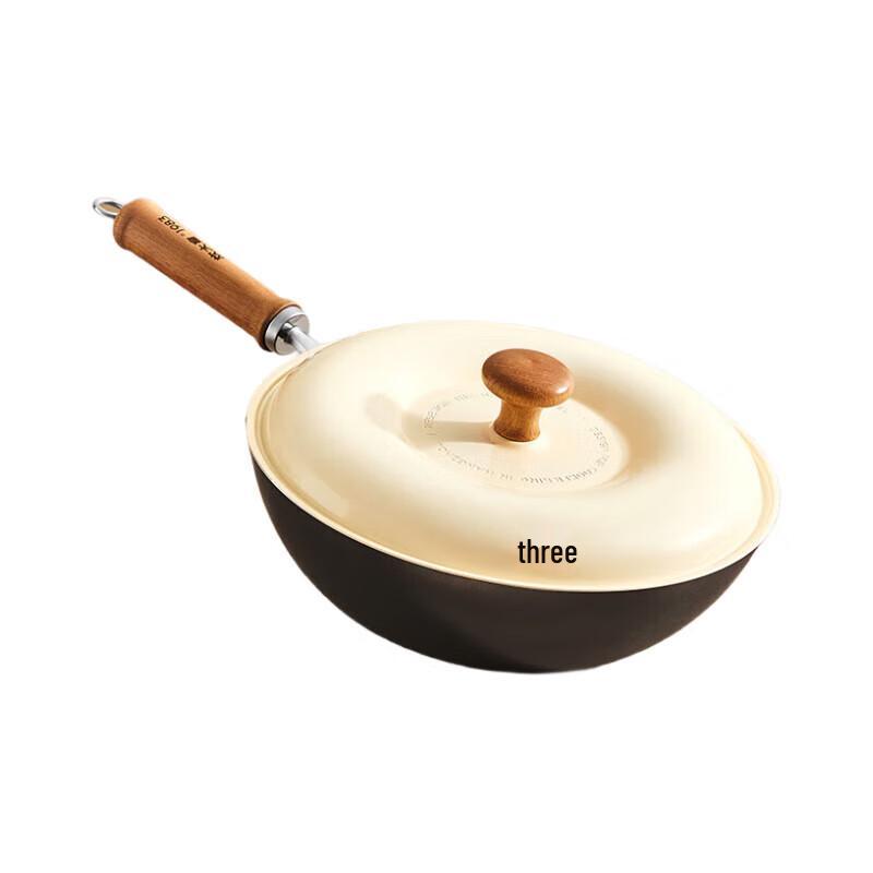 COOKER KING 34cm Light Cast Iron Wok