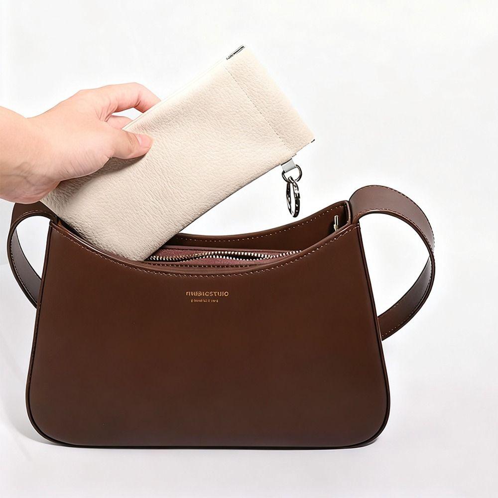 With Glasses Cloth Glasses Bag Soft PU Automatic Closed Sunglasses Case Waterproof Protective Cover Eyewear Pouch
