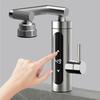 3000W Electric Heating Faucet 220V Tankless Hot Water Heater Faucet with LED Temperature Display