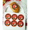 Decoration Package Label Biscuit Santa Claus Gift Paper Sticker Seal Labels Christmas Stickers