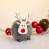 Jelen z plsti Dřevěné ozdoby s jelenem Dřevěný závěsný přívěsek s losem Losem Vánoční ozdoby na stromeček Nový rok