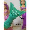 Original Vintage Egypt Baby Angel Long Hair Mermaid Princess Toys for Kids Lovely Children Gift