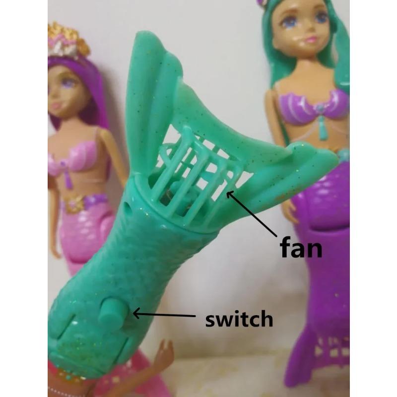 Original Vintage Egypt Baby Angel Long Hair Mermaid Princess Toys for Kids Lovely Children Gift