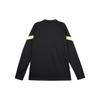 Puma Mcfc Solid Color Logo Print Crew Neck Long Sleeve Sweatshirt Men Sweatshirt Black 767753-11