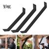 Rust Resistant Steel Fitting 4PCS 45 Degree Angle Support Bracket for Pergola, Heavy Duty Mild Timber Structure Hardware Frame, Reinforcement Fastener
