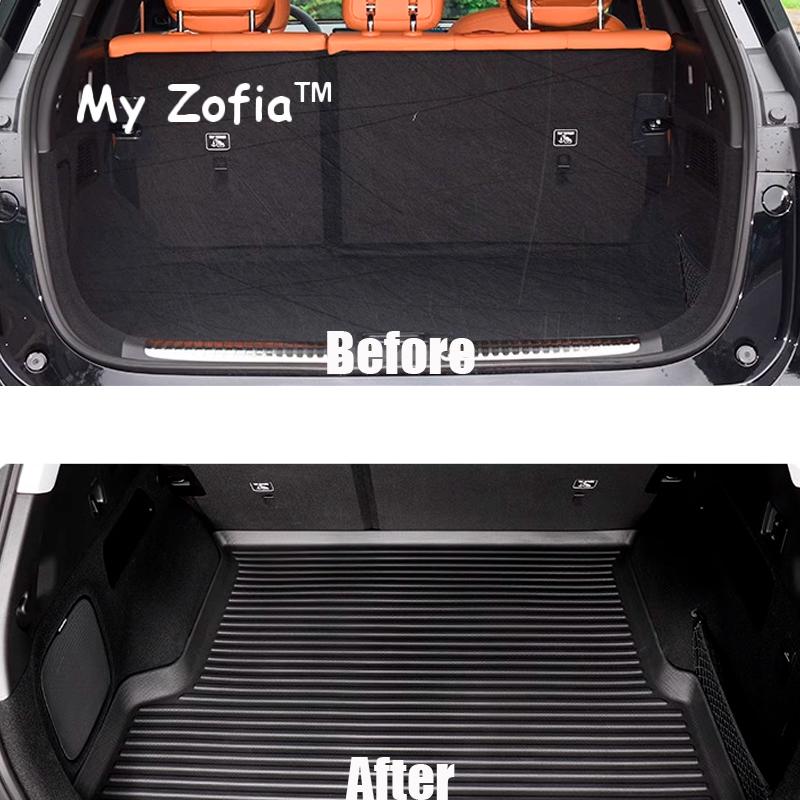 For Xpeng XiaoPeng G9 2022 2023 2024 2025 Car Rear Trunk Cargo TPE Trunk Mat Floor Tray Rear Seat Backrest Pad Auto Accessories