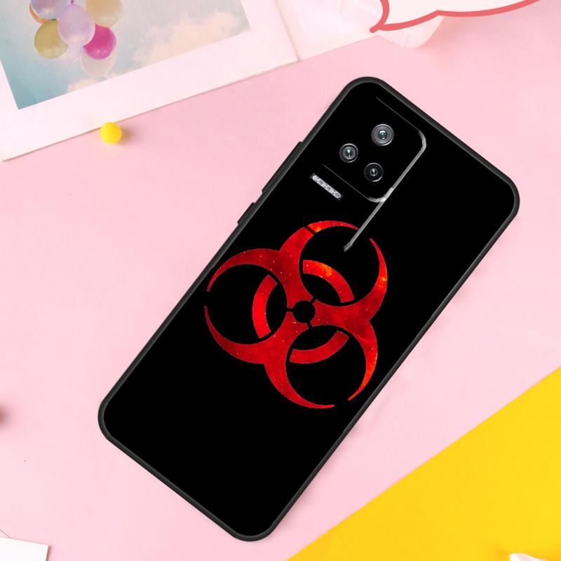 Biohazard Symbol Logo Case For Xiaomi 13 14 Ultra 12 Lite 11T 12T 13T Pro POCO M6 Pro X6 X5 X3 F3 F5 M5s Cover