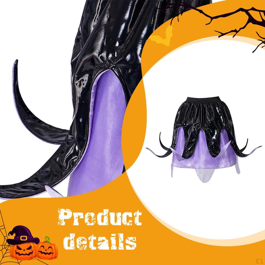 Women Costume Halloween Dress Decorative Reusable Skirt Tutu for Party Fancy