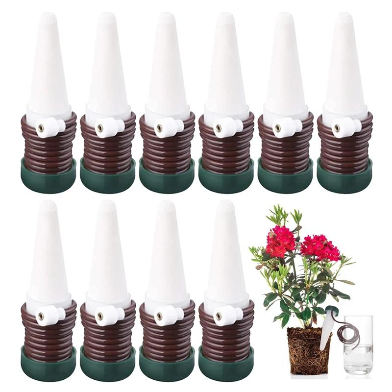 8Pcs Watering Stakes Indoor Automatic Drip Watering System Irrigation Equipment Tool for House Bonsai Plant Self-Watering Device