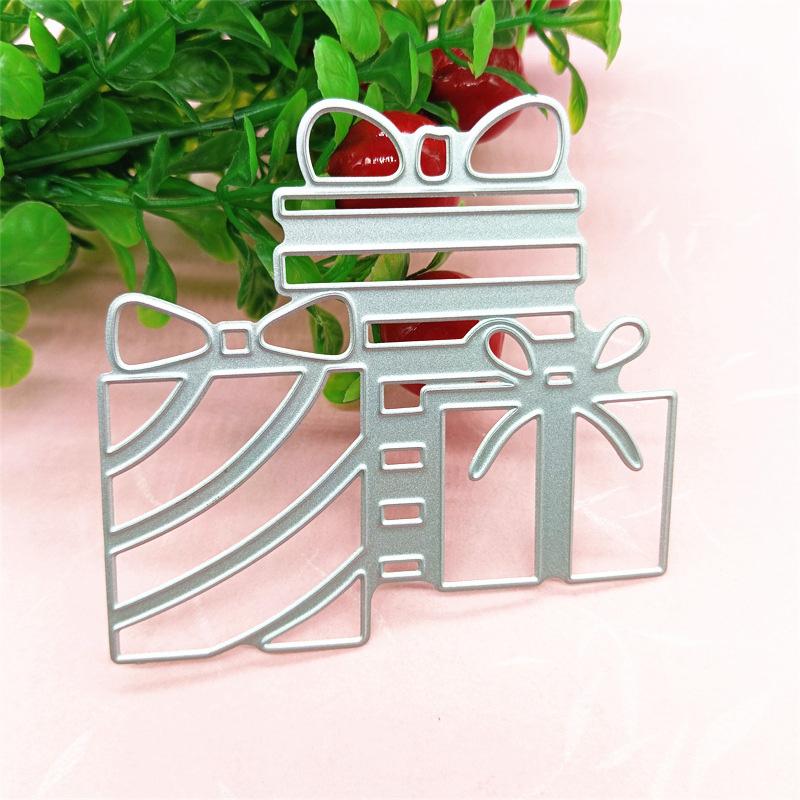 Holiday Gift Design Style Metal Cutting Die Stencil for DIY Scrapbooking Album Photo Embossing Paper Card Craft Decor