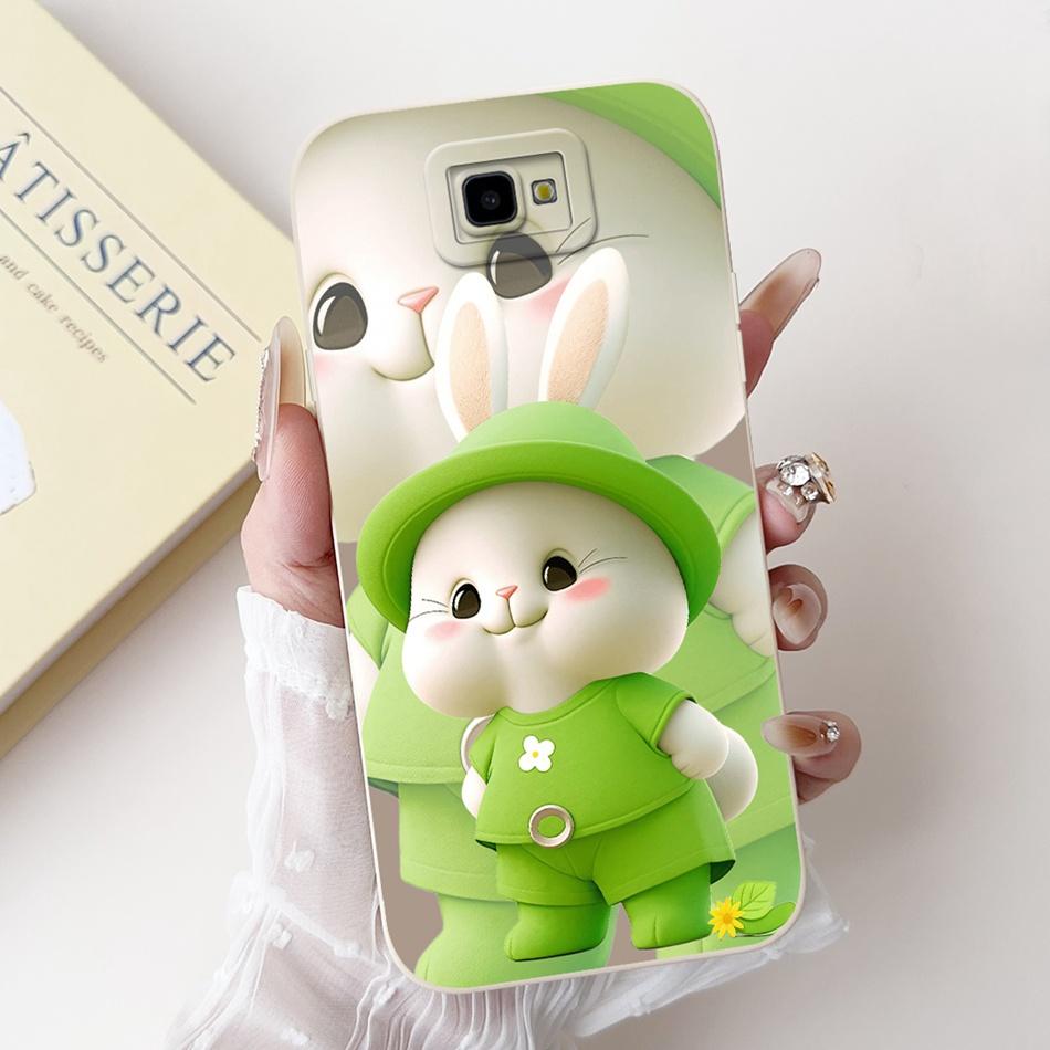 For Samsung Galaxy J4 Core J4+ Cute Rabbit Cat Cartoon Case For Samsung J4 Plus J4Core Shockproof Soft Silicone Phone Cases