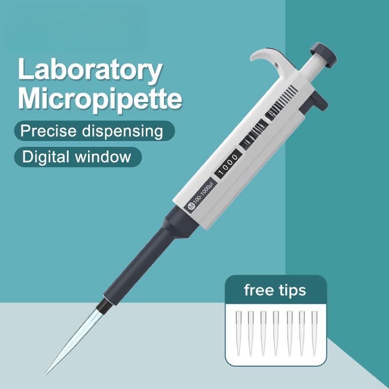 Automatic Pipette Digital Adjustable Plastic Pipette Chemistry Lab Equipment Laboratory Micropipette Precise Dispensing