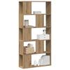 Bookshelf 5 Shelves Artisan Oak Finish 80.5 X 23.5 X 162.5 Cm Particleboard