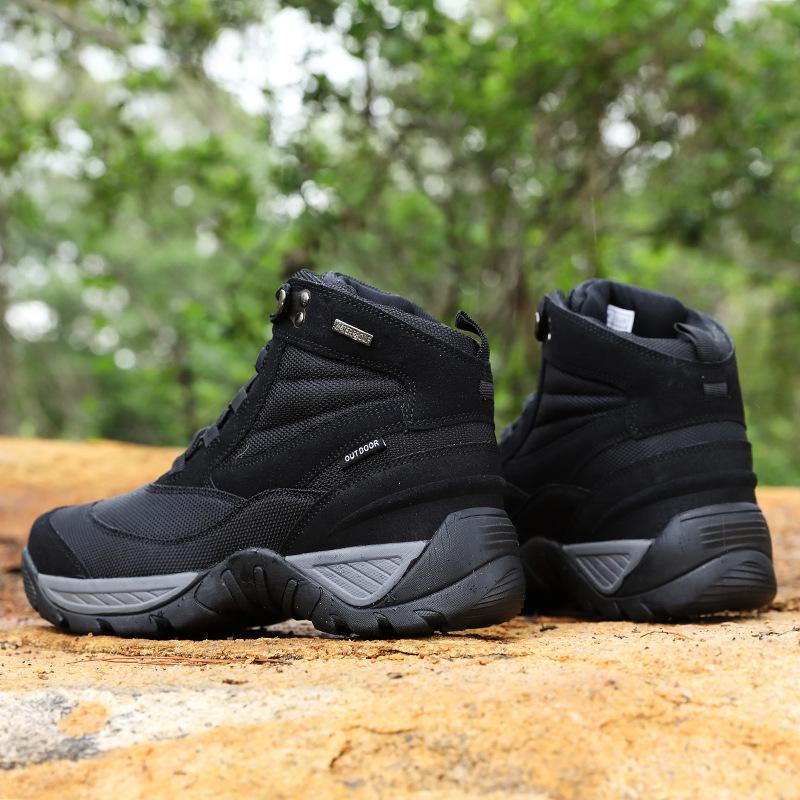 Outdoor Military Boots Men's Large Size Combat Boots High-top Desert Boots Lightweight Mountaineering Casual Shoes Men