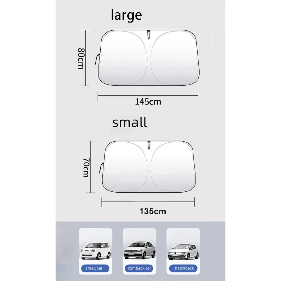 Car Front Window Sunshade UV Protection Shade Sun Protector Windshield Visor Cover Auto Curtain Sunshade Accessories Car partsWindshield Sunshades 1