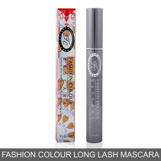 Mascara FASHION COLOUR | Rezistentă la apă | Ușoară | Uscare rapidă | Volumizatoare | Fără aglomerări | Aplicator exclusiv | Alungitoare | 10ml