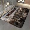 show T-The Walking Dead Floor Mat Soft Flannel Entrance Door Mat Non Slip Absorbent Bathroom Bedroom Floor Rug