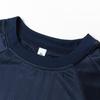 Men's Casual Plain Round Neck T-shirt: Breathable, Skin-Friendly, High-Quality Short-Sleeve Top for Summer.