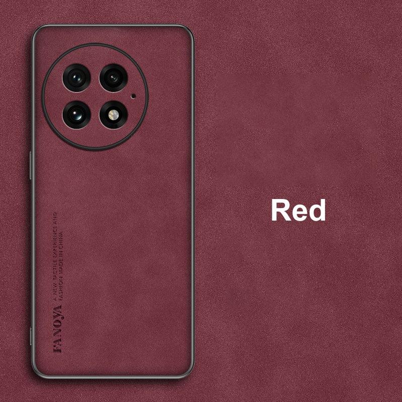 For OnePlus 13 Case Luxury PU Leather Phone Case For One Plus 13 5G OnePlus13 Back Cover Matte Silicone Shockproof Protection