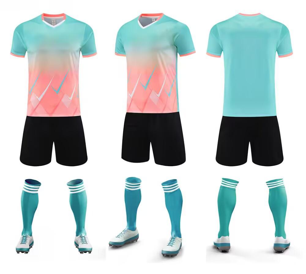 

Unisex Comfortable Breathable Football Training Set for All Ages 3XS небесно-голубой