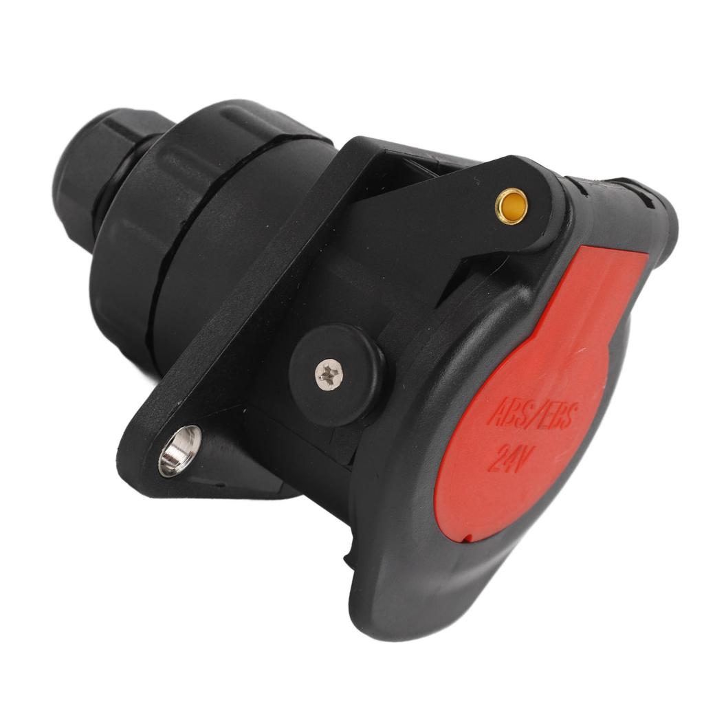 24V Trailer Connector 7 Pin Reliable Connection Wiring Adapter Plug Connector for RV Caravan Boat