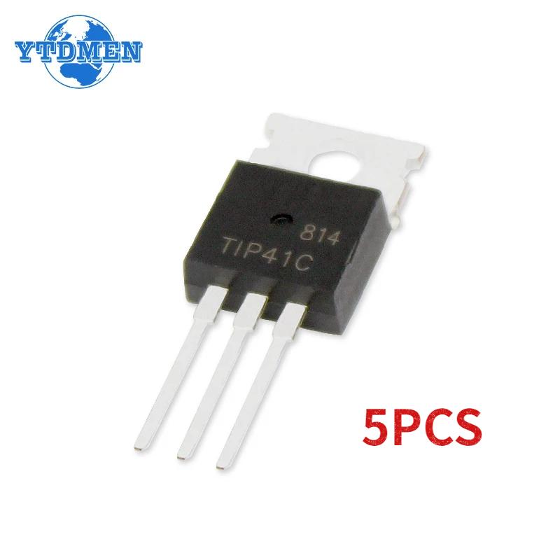5/10PCS TO-220 Transistor TIP41C TIP42C 100V 6A NPN Transistors TIP41 TIP42