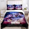 Regreso Al Futuro Ropa de Cama para Todas las Estaciones Funda Nórdica Relleno Juegos de Cama Funda de Colcha Suave y Fundas de Almohada Individual/Doble/Queen/King