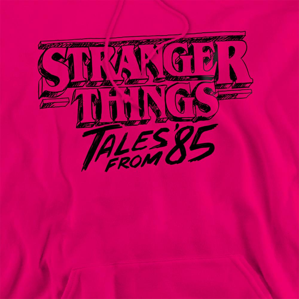 Stranger Things: Tales from Â´85 Unisex Adult Sketch Logo Hoodie