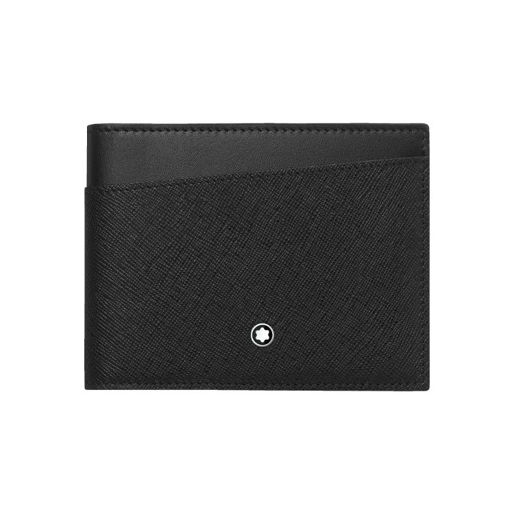 

Montblanc Nero Wallet Leather Men Wallet Black 128576BLACK Gift Set(Basic Set+Box+Shopping Bag)