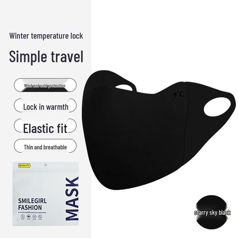 Women s Warm Washable 3D Face Mask with Eye Protection (5-Pack) One Size