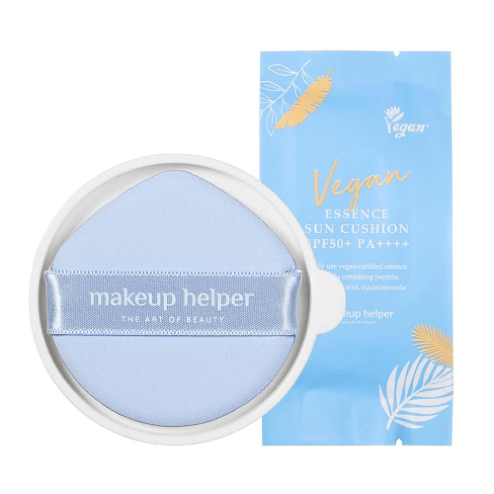 

MakeUp Helper Vegan Essence Tone Up Sun Cushion Spf50+pa++++ Refill 2