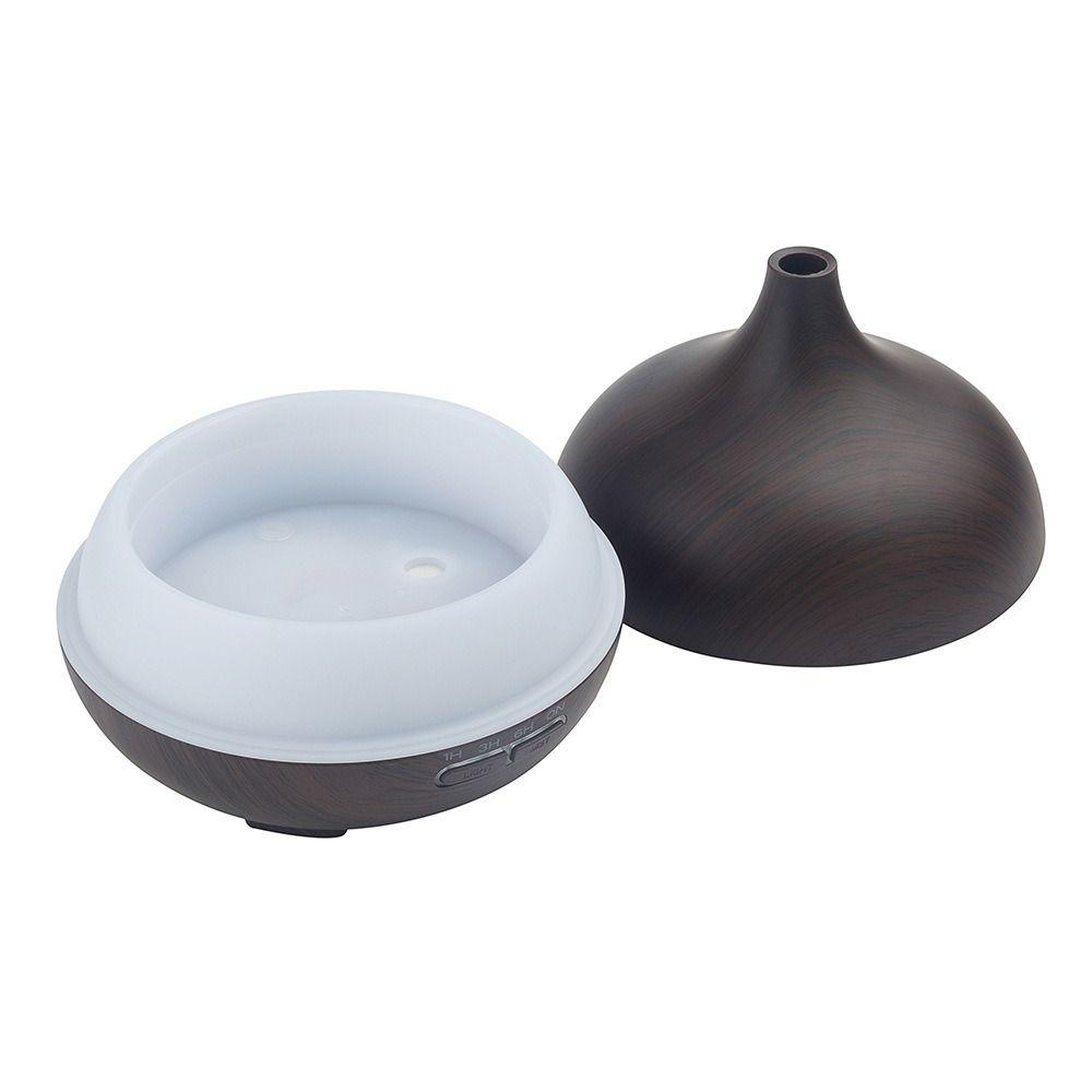 550ml Wood Grain Air Humidifier Quiet Mini Aromatherapy Machine Gift Essential Oil Diffuser  Travel