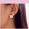 Christmas Elf Earring Set With Festive Animal Designs For Holiday Celebrations