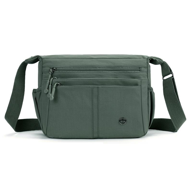 Damen Mehrfachfach-Tasche Schulter-Umhängetasche Leichte Nylon-Muttertasche