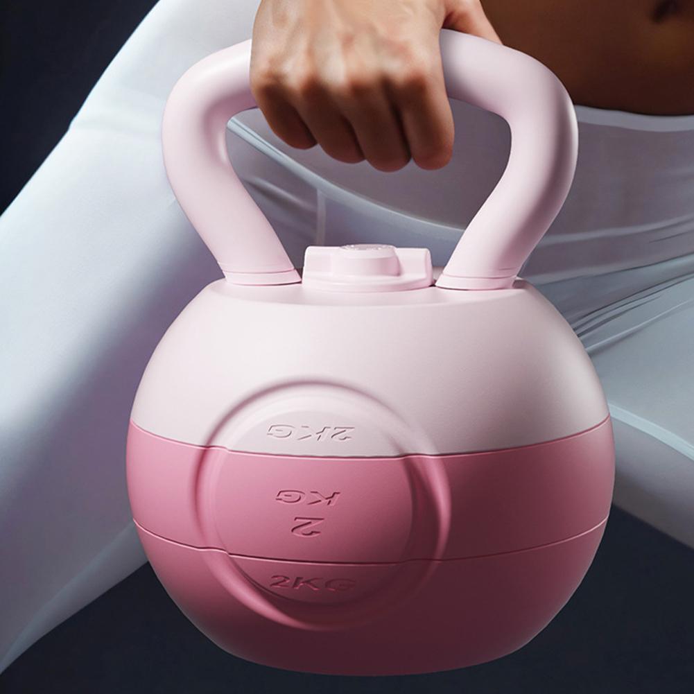 Kettlebell 2KG 4KG 6KG Kettlebell Dumbbell Water-filled Soft Kettlebell Anti Slip Grip for Home Gym Muscle Training Equipment