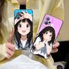 Hyouka Chitanda Matte TPU Mobile Phone Case for Huawei P60 P50 P40 P30 P20 P10 P9 P8 Pro Lite Plus Colorful Printing Cover