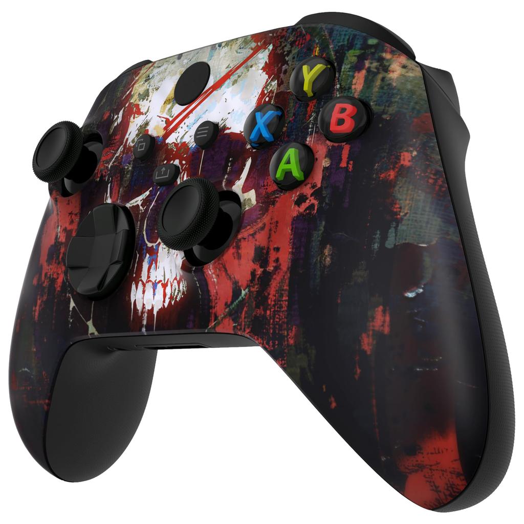 Custom Front Housing Shell for Xbox Series Featuring a Heavy Cover Faceplate for Xbox Series and Xbox Core Not eXtremeRate's X/S, Horror-inspired