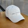 Spring Adjustable Purple Cotton Baseball Cap With Embroidered Letter Design For Casual Men Women