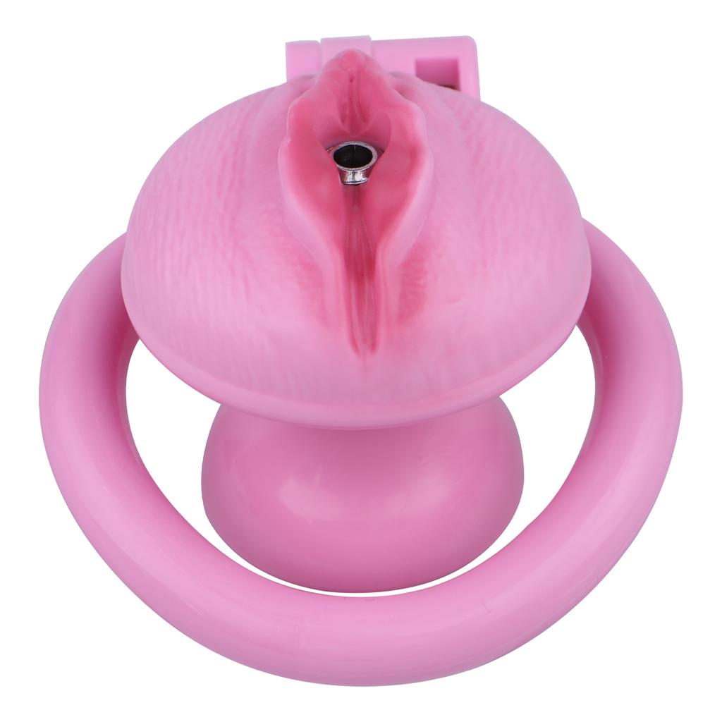 Men Short CB Lock Penis Cage Cock Lock Chastity Lock Sex Toy Femdom Ball Stretcher