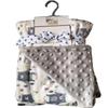 Soft Double-Layer Baby Blanket A-Grade Digital Print Cotton Feel Toddler Comfort Infants 1-3 Years