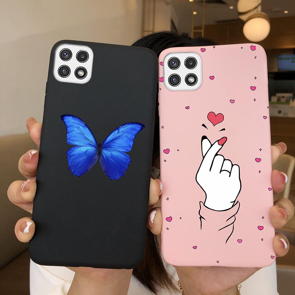For Samsung Galaxy A22 A22s F42 5G Case Cute Avocado Silicon Back Soft Phone Cover For Samsung A 22 A 22s F 42 5G Colorful Shell