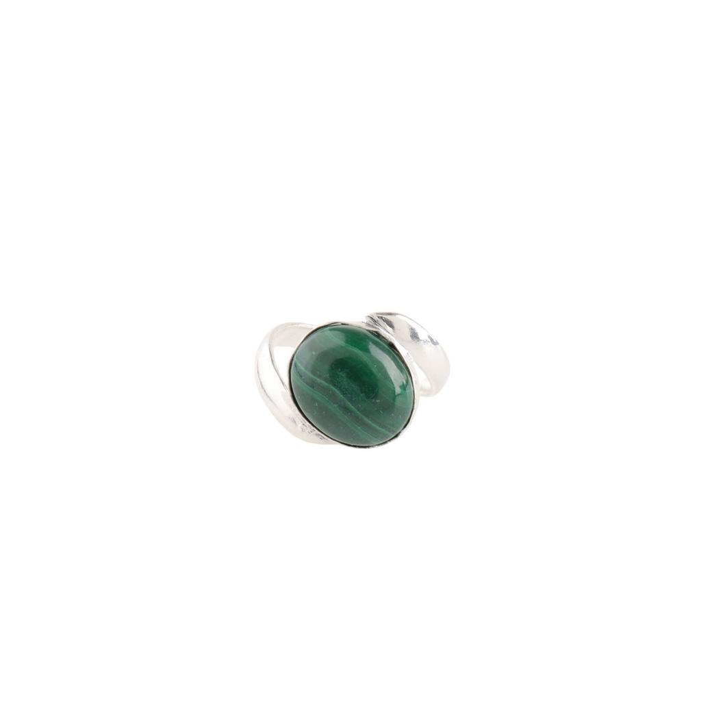 Rare Malachite Gemstone 925 Sterling Silver Jewelry Handmade Ring Gift For Mom RR-53-35