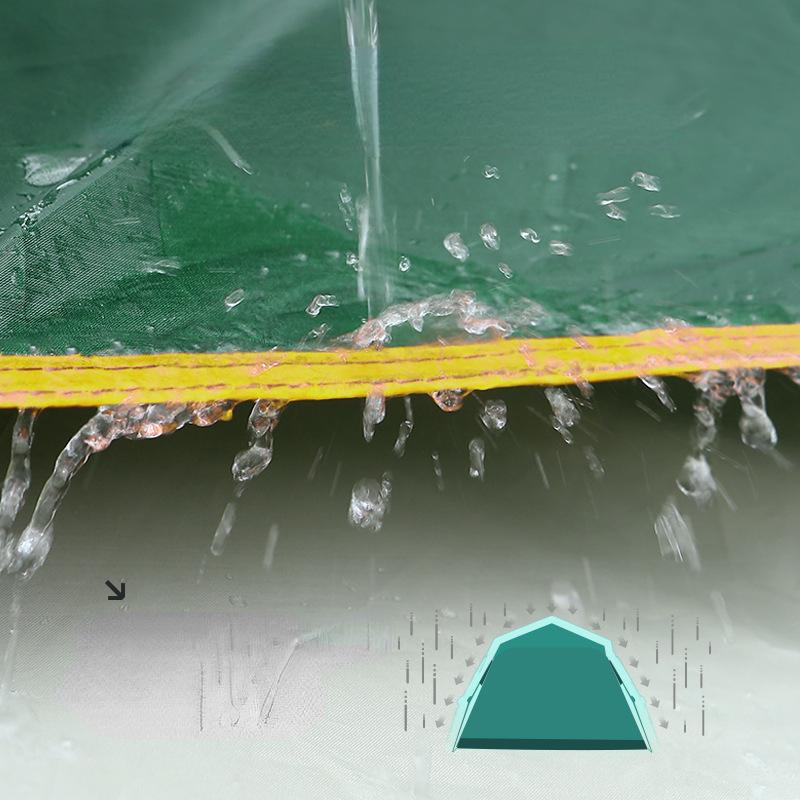 Αυτόματη σκηνή 3-4 ατόμων αδιάβροχη σκηνή κάμπινγκ ατόμων για καταφύγιο στον ήλιο Ταξίδι πεζοπορία Εύκολη άμεση εγκατάσταση Protable Backpacking