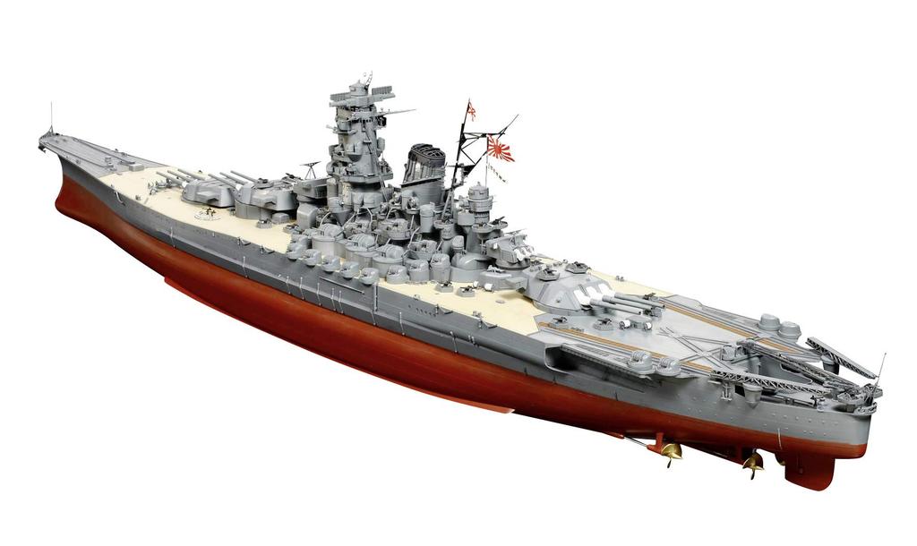 Tamiya 1/350 Ship Series No. 25 Japanese Navy Battleship Yamato Plastic Model 78025