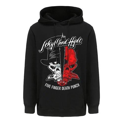 Five Finger Death Punch Metal Rock Aesthetic Hoodies Sweatshirt Gothic Top Harajuku Streetwear Hoody Tops Unisex