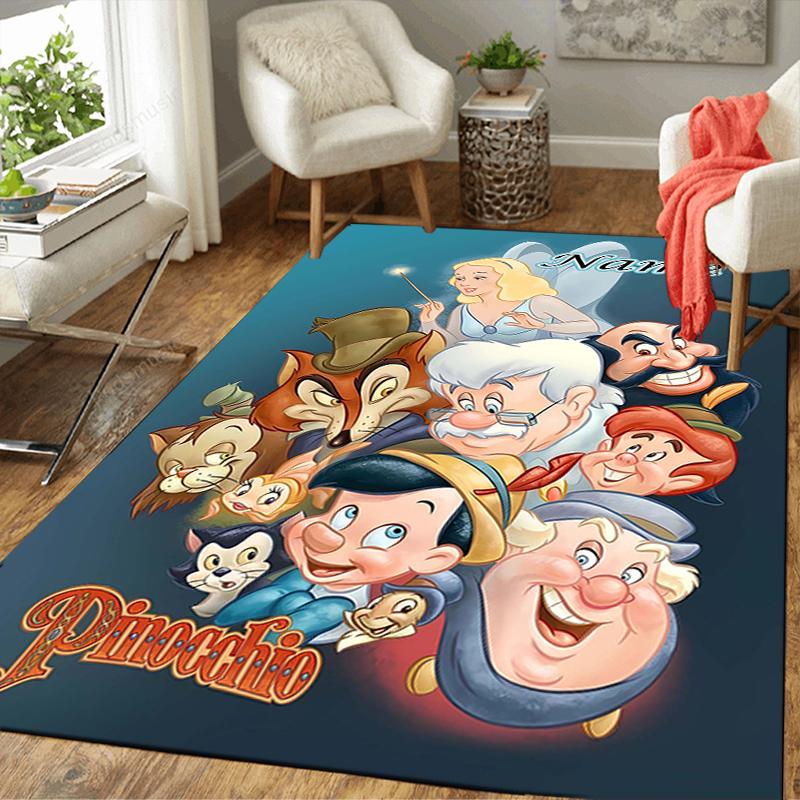 Custom 1Pc Pinocchio'S Apple Adventure Rug Office Carpet Indoor Outdoor Entrance Doormat Nonslip Soft And Comfortable Living Room D916156