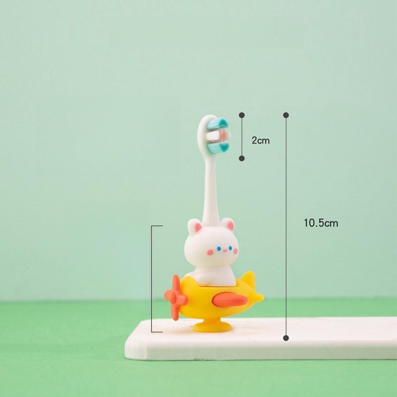 Cartoon Car Little Dinosaur Children's Toothbrush Toothbrush Super Soft and Not Harmful To Gums Children's Toothbrush Silicone Toothbrush