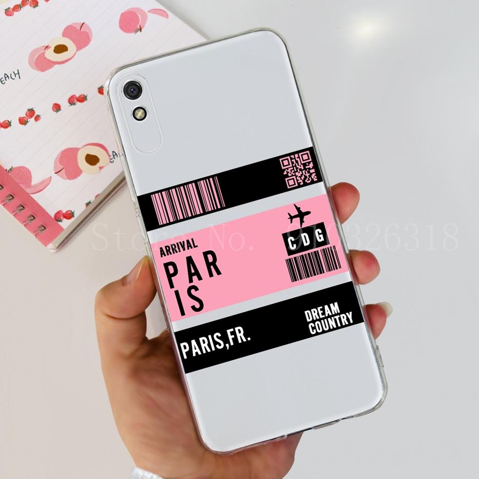 For Xiaomi Redmi 9A Case Stylish Painted Cover Soft Silicone Phone Case For Xiaomi Redmi 9AT 9A Redmi9A Back Cover 6.53'' Bumper